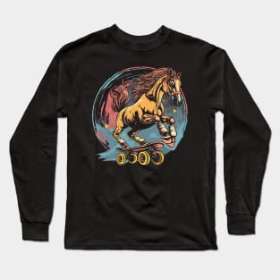 Horse Skater Long Sleeve T-Shirt